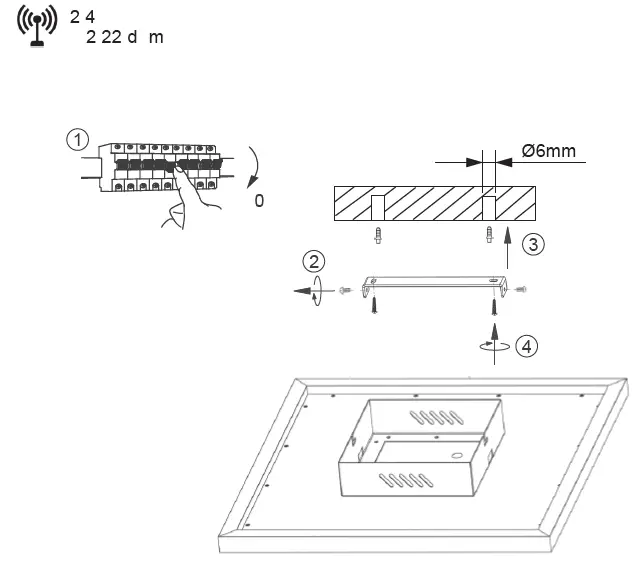 seltec EDER 40x40cm LED Ceiling Light Panel-4
