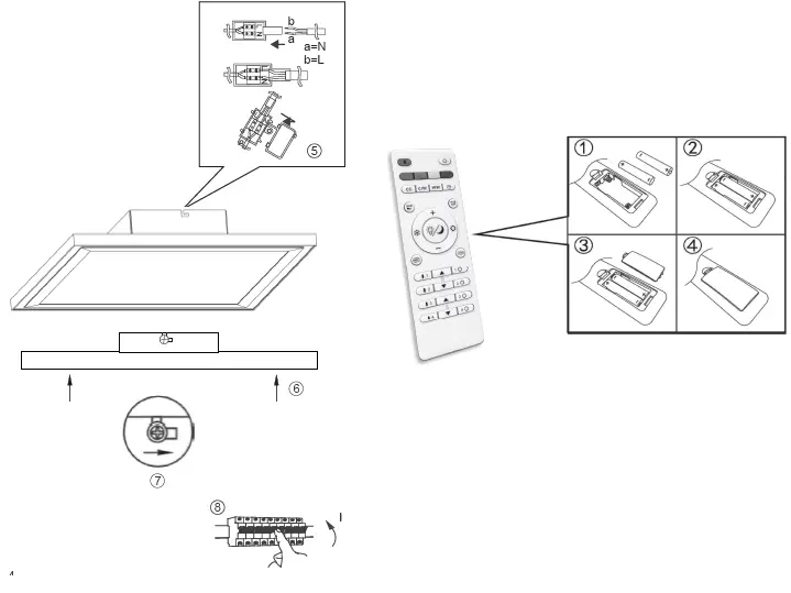 seltec EDER 40x40cm LED Ceiling Light Panel-5