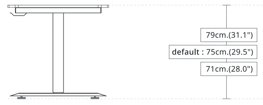 COOLER MASTER GD160 Gaming Desk - fig 2
