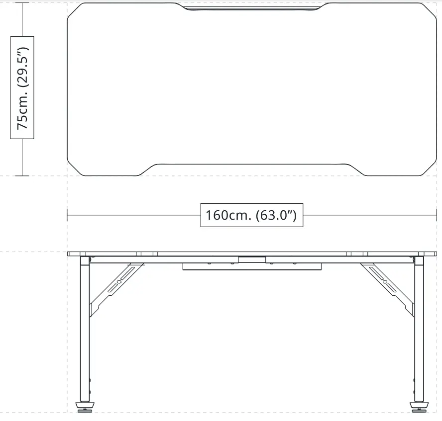 COOLER MASTER GD160 Gaming Desk - fig 3
