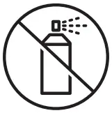 Do Not Spray Icon