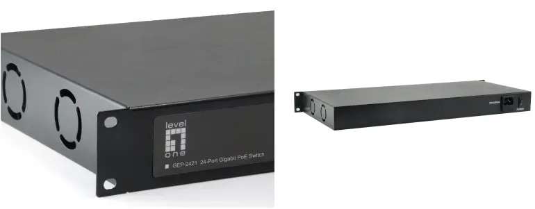 equip GEP-2421W150 24-Port Gigabit PoE Switch fig 1