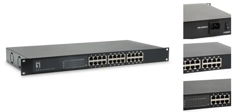 equip GEP-2421W150 24-Port Gigabit PoE Switch fig