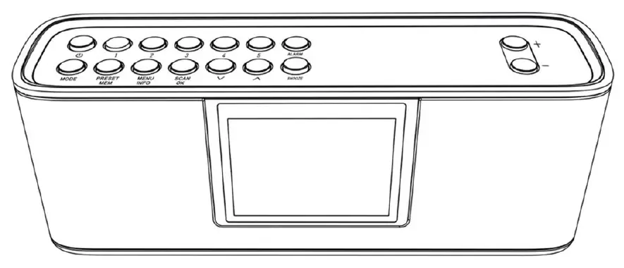 Lenco PDR-046 Portable DAB+ FM Radio