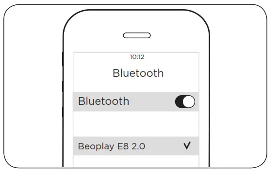 B O Beoplay E8 2.0 User - Bluetoothd4