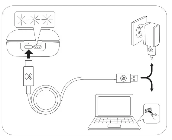 B O Beoplay E8 2.0 User - Charging 3