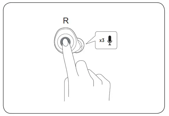 B O Beoplay E8 2.0 User - Voice activation
