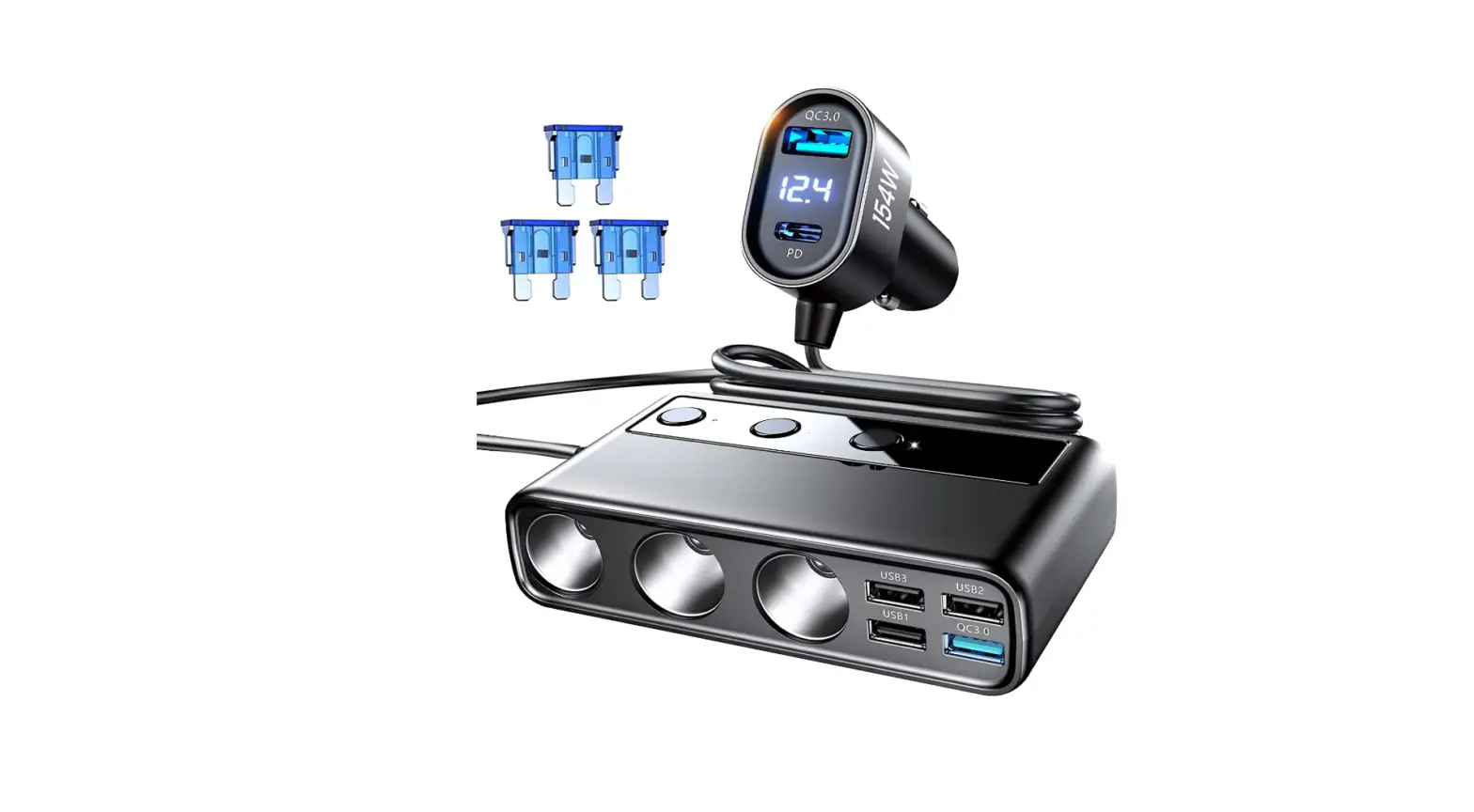 Joyroom Cl06 Car Charger Cigarette Lighter Splitter User Guide