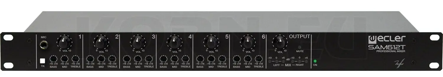ecler-SAM612T-Installation-Analogue-Mixer-Product-Image