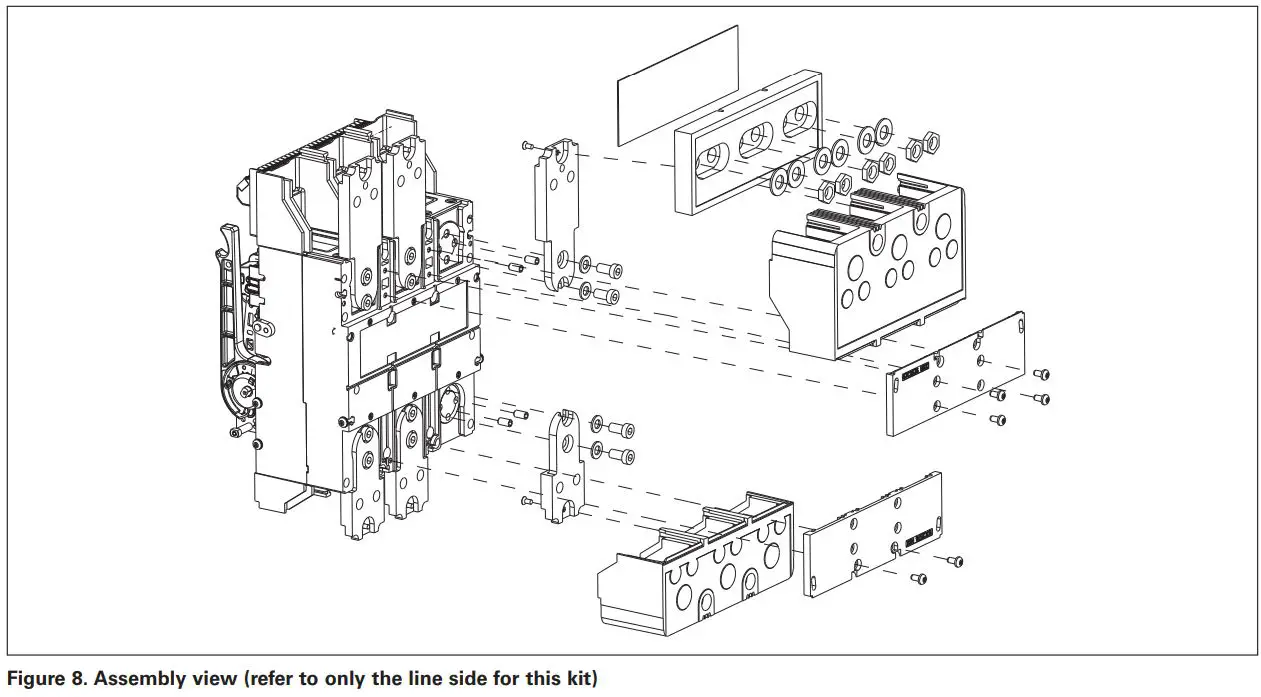 EATON IL0131123EN NRX Type NF Bus Extension Kit Instruction Manual - Figure 8