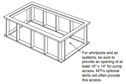 MTI S133 Jasmine 2 Drop In and Undermount Soaking Tubs - DROP IN