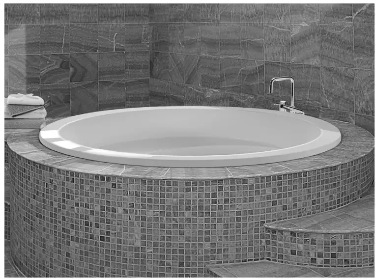 MTI S133 Jasmine 2 Drop In and Undermount Soaking Tubs