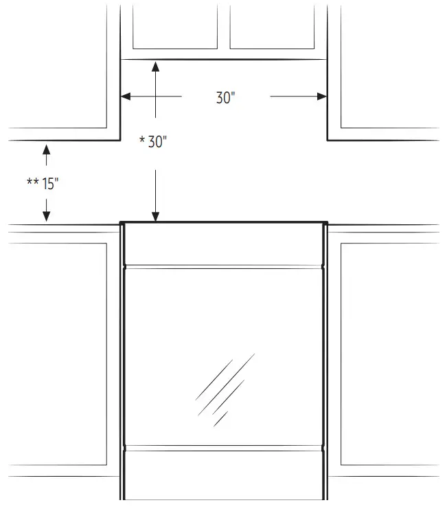SAMSUNG NE63T8511SS Front Control Slide In Electric Range with Air Fry - FIGURE 3