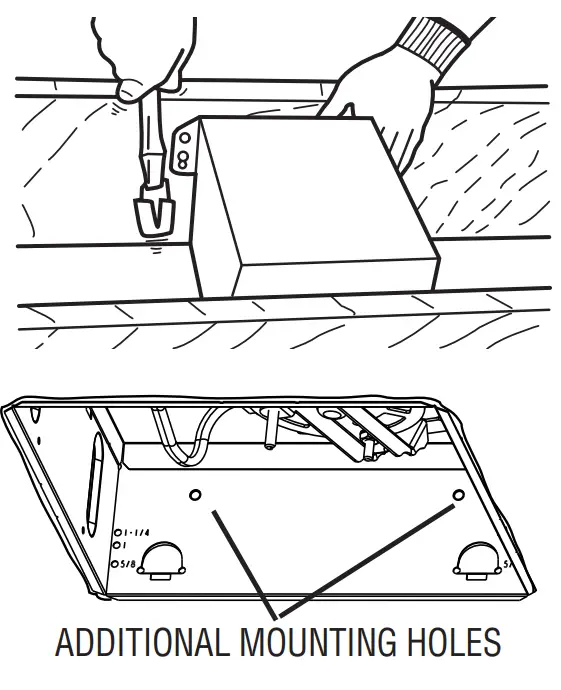 BROAN 678 679 70 CFM Ventilation Fan with light fig 7
