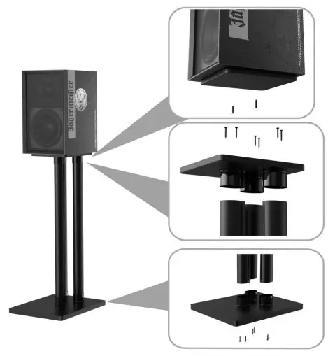 AUDMIC INDUSTRIAL TS008 Bookshelf Wireless Speaker - Installation method