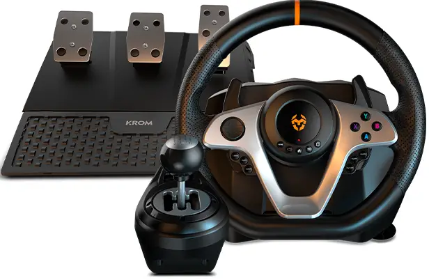 K-WHEEL Pro Multi Platform Gaming Wheel-FIG1