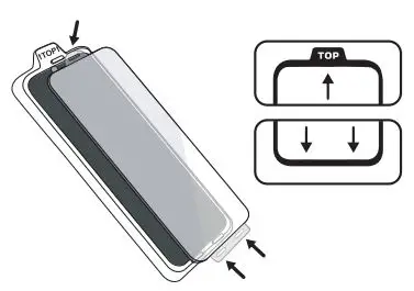 Onn Hybrid Screen Protector User Guide - Place the Screen Protector