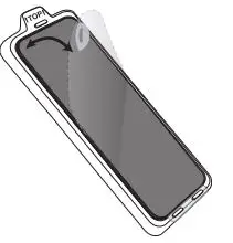 Onn Hybrid Screen Protector User Guide - Remove Top Film