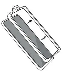 Onn Hybrid Screen Protector User Guide - Remove the Tray