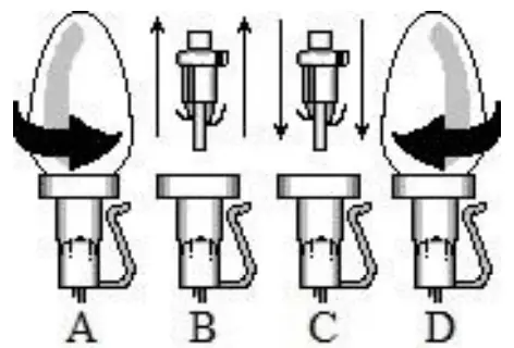 GE Holiday LED2W C9a 70 75 Count 37 ft Multicolor LED Plug In Christmas Light - fig