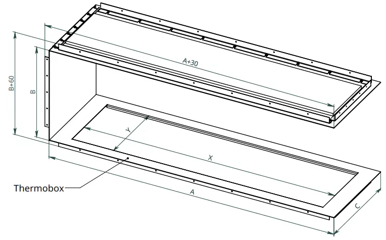 neverdark С2 H TRD Thermobox Room Divider - Main view