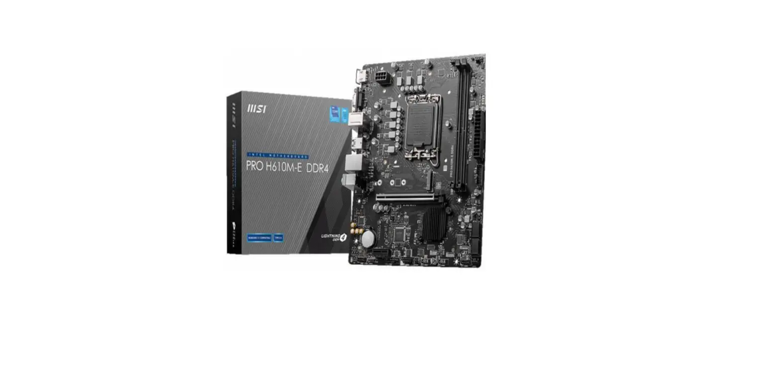 Msi Pro H610m-e Ddr4 Motherboard User Guide