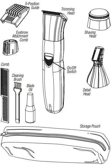 Wahl-9865-2901V-Rechargeable-Electric-Razor-fig-3
