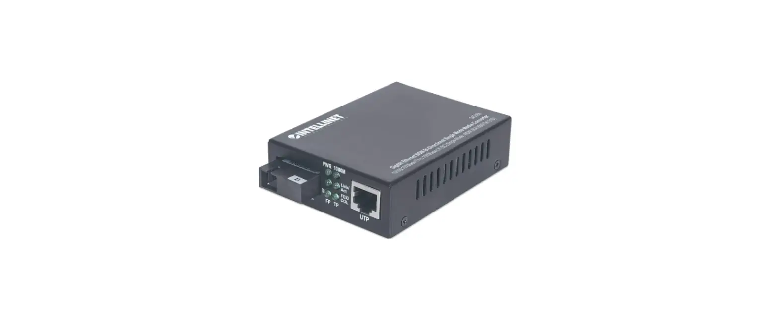 Intellinet 508216 Gigabit Poe+ Media Converter Instructions