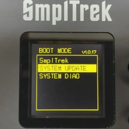 SONICWARE SmplTrek Firmware Update - overview 2