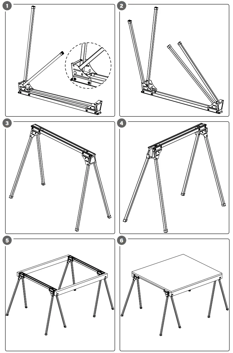 Hard Head 023857 Work Trestle - fig