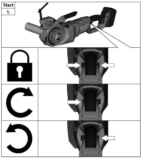 Milwaukee-M18FTP114-18V Li-Ion -Brushless-Cordless-Hand-Held-Pipe-threader-14