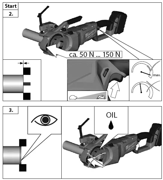 Milwaukee-M18FTP114-18V Li-Ion -Brushless-Cordless-Hand-Held-Pipe-threader-15