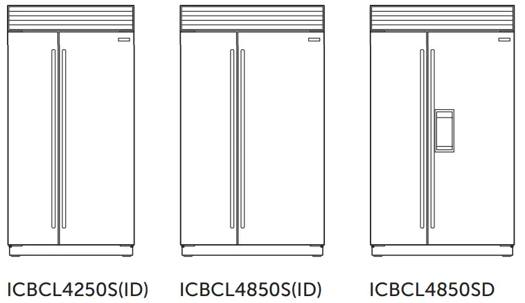 SUB ZERO Classic Series Stainless Steel Bottom Freezer - MODELS