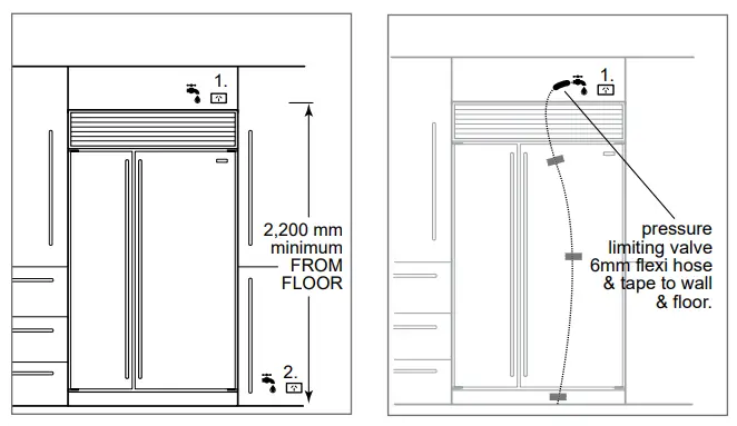 SUB ZERO Classic Series Stainless Steel Bottom Freezer - MODELS6