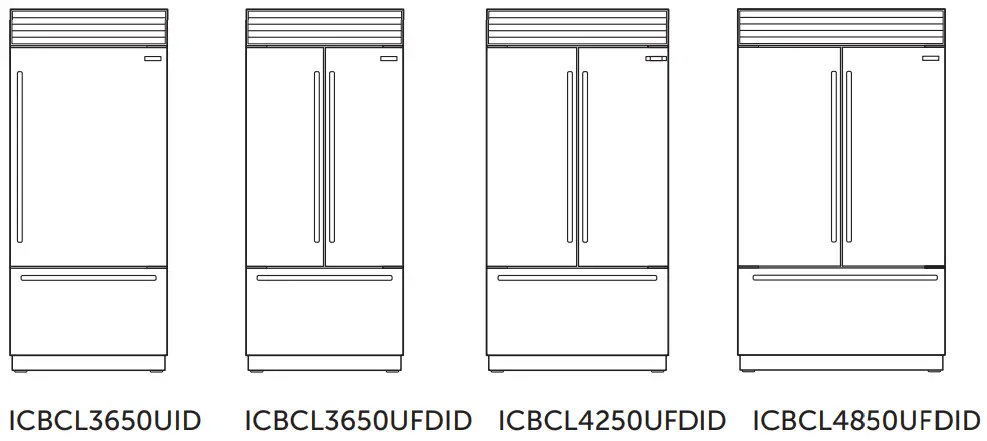 SUB ZERO Classic Series Stainless Steel Bottom Freezer - fig1