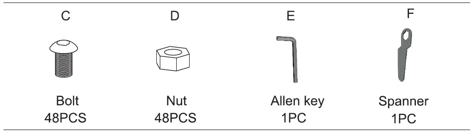 Luxen-Home-WHPL-1607-Hexagon-Galvanized-Steel-Raised-Garden-Bed-Planter-fig-2
