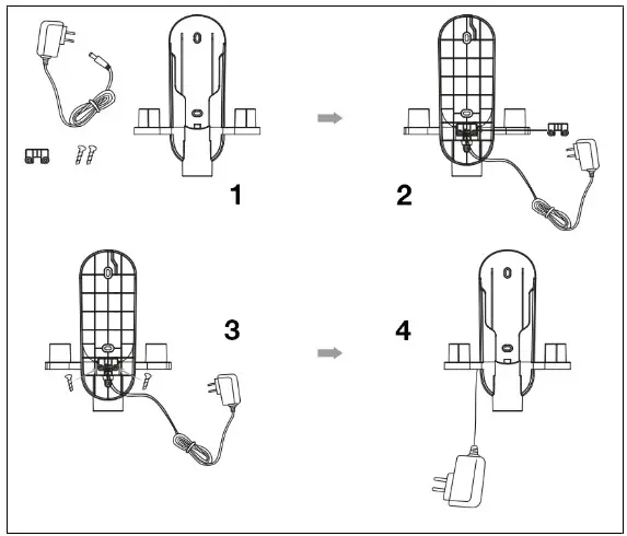 Salente CleanPro Stick Vacuum Cleaner with Wet Wiping - Charging the battery 3