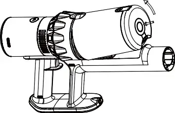 Salente CleanPro Stick Vacuum Cleaner with Wet Wiping - How to clean a vacuum cleaner 3