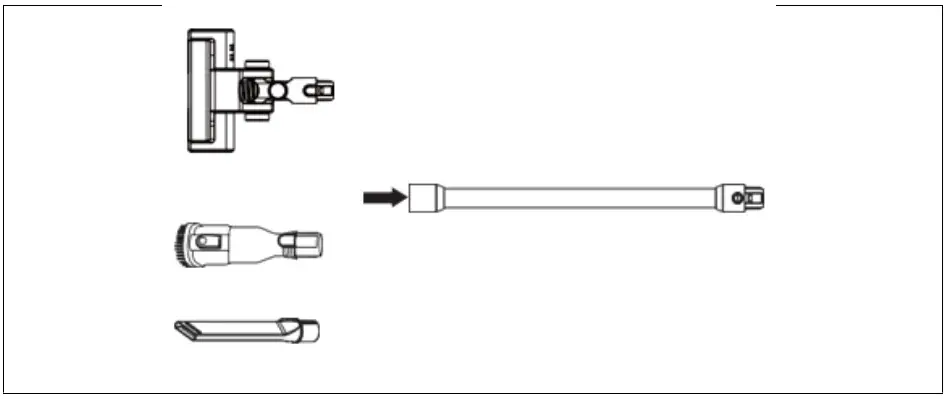 Salente CleanPro Stick Vacuum Cleaner with Wet Wiping - Using the vacuum cleaner 3
