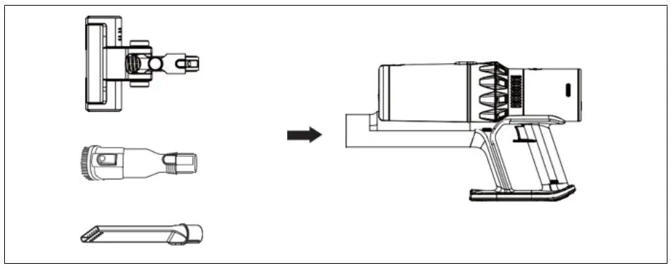 Salente CleanPro Stick Vacuum Cleaner with Wet Wiping - Using the vacuum cleaner 4