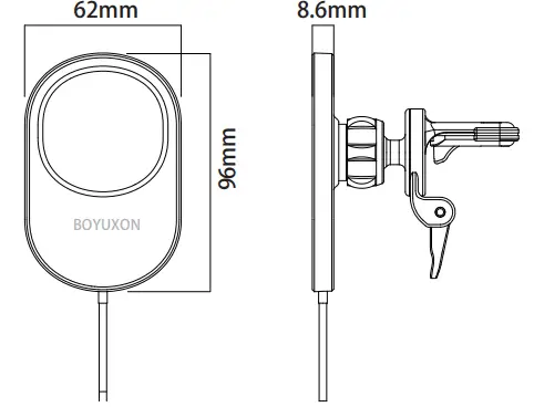 BOYUXON-Q1-Magnetic-Wireless-Car-Charger-FIG-3