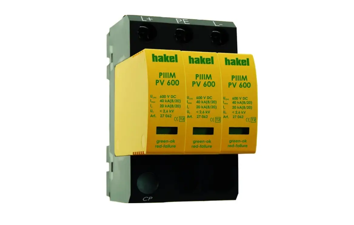 Hakel Piiim Pv 200-2 V Series Surge Arrester For Photovoltaics Instruction Manual Hakel Piiim Pv 200-2 V Series Surge Arrester For Photovoltaics Instruction Manual