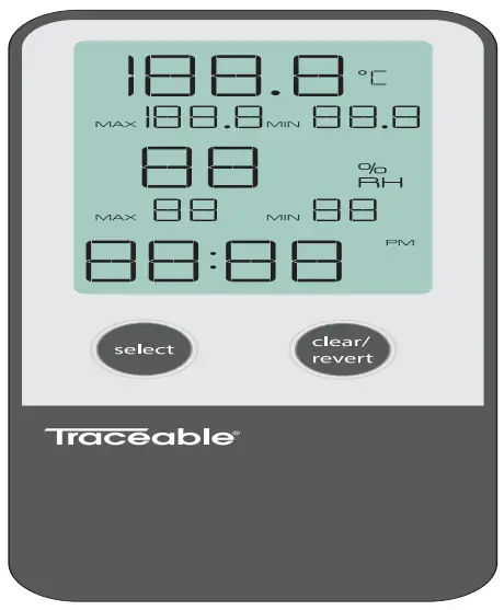 5660 Thermohygrometer with Clock