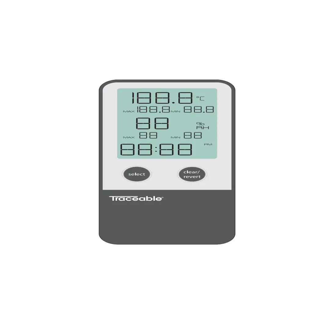 Traceable 5660 Thermohygrometer With Clock User Guide Traceable 5660 Thermohygrometer With Clock User Guide