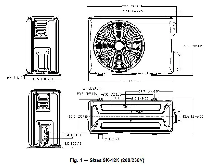 Midea-DLCSRB-Outdoor-Unit-Single-Zone-Ductless-System-4