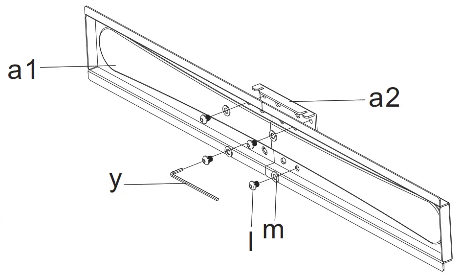 FORGING MOUNT HY4105 Universal Table Top TV Stand - Connecting