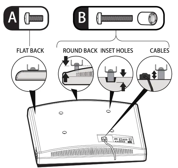 FORGING MOUNT HY4105 Universal Table Top TV Stand - Mounting