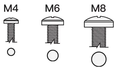 FORGING MOUNT HY4105 Universal Table Top TV Stand - Select the Screws