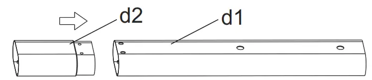 FORGING MOUNT HY4105 Universal Table Top TV Stand -- insert upper