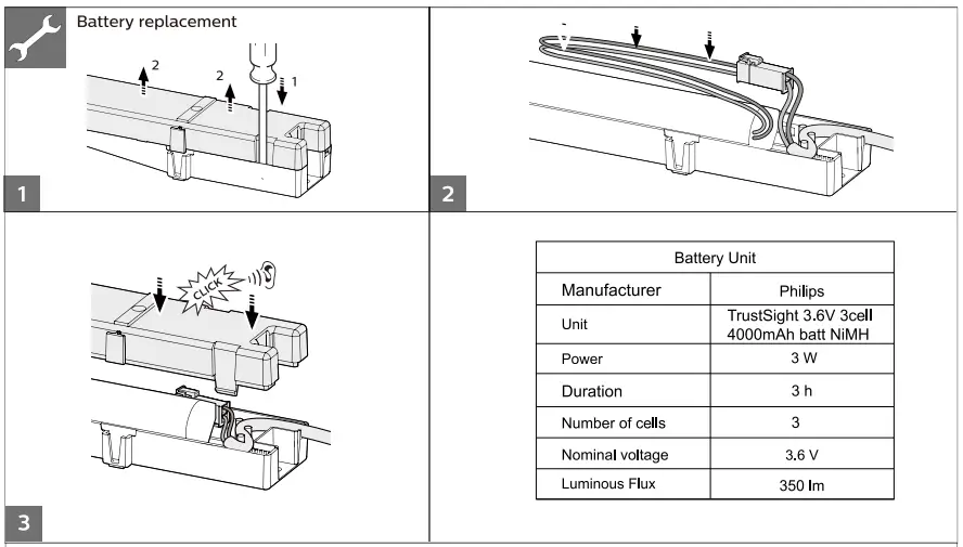 PHILIPS SM136V WIA EL CoreLine Surface Mounted LED Panel - fig 12
